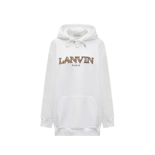 Oversized Logo Hoodie Sweatshirt - Lanvin - Modalova