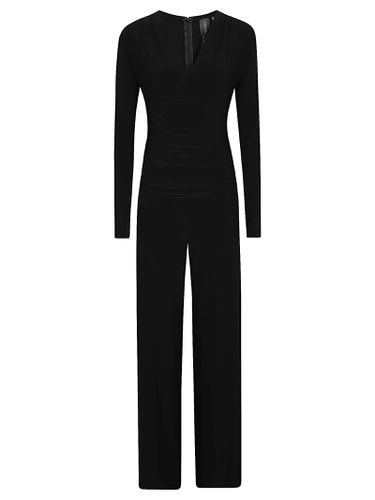 Long Sleeve V Neck Jumpsuit - Norma Kamali - Modalova