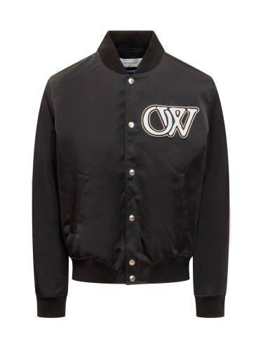 Off-White Varsity Bomber Jacket - Off-White - Modalova