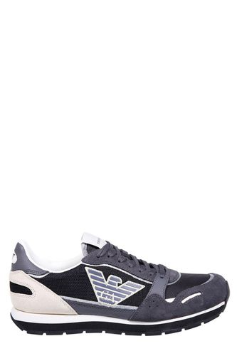 Logo Patch Low-top Sneakers - Emporio Armani - Modalova