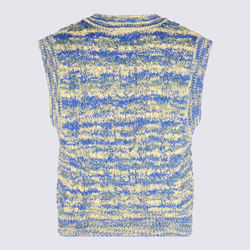 Blue And Yellow Cotton Blend Gilet - Andersson Bell - Modalova