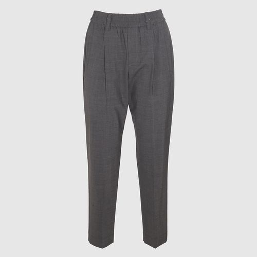 Grey Wool Trousers - Brunello Cucinelli - Modalova