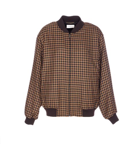 Wool Cassandre Bomber Jacket - Saint Laurent - Modalova