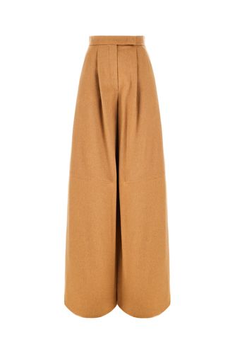 Max Mara Camel Wool Pant - Max Mara - Modalova