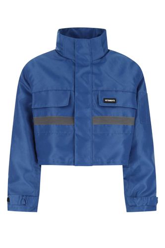 Blue Polyester Padded Jacket - VETEMENTS - Modalova