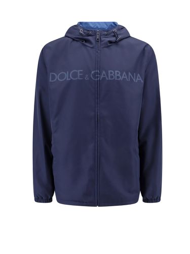 Windbreaker Logo Jacket - Dolce & Gabbana - Modalova