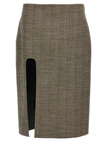 Stella McCartney Slit Tweed Skirt - Stella McCartney - Modalova