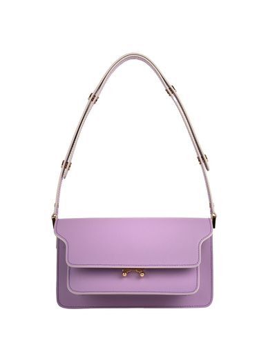 Lilac East/west Trunk Bag In Saffiano Leather - Marni - Modalova