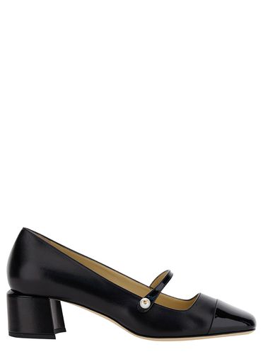 Elisa 45 Pumps With Pearl Detail In Patent Leather Woman - Jimmy Choo - Modalova