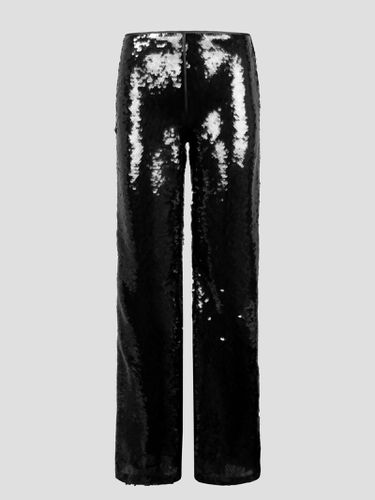 Sequins Flared Trousers - Alberta Ferretti - Modalova