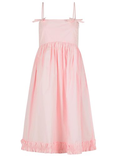 Ganni Pink Cotton Dress - Ganni - Modalova