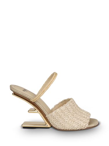 Fendi Raffia High-heeled Sandals - Fendi - Modalova