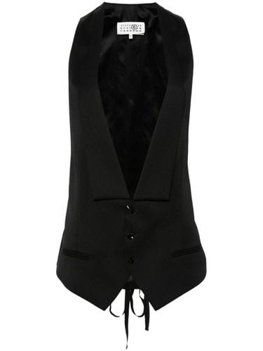 Elongated Belted Waistcoat - MM6 Maison Margiela - Modalova