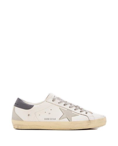 Super-star Distressed Low-top Sneakers - Golden Goose - Modalova