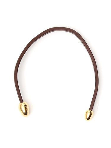 Leather Open Necklace - Bottega Veneta - Modalova