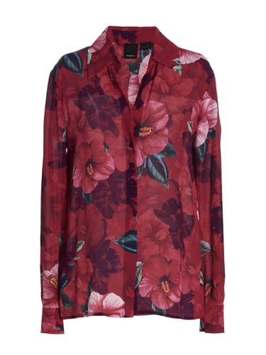 Pinko Hibiscus Print Shirt - Pinko - Modalova