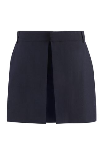 Wool Mini Skirt - Ami Alexandre Mattiussi - Modalova