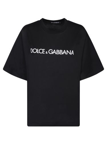 Lettering Logo T-shirt - Dolce & Gabbana - Modalova