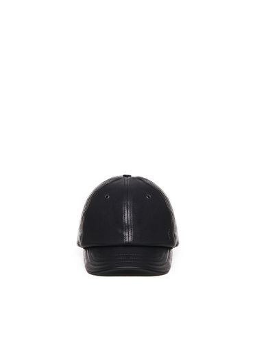 Saint Laurent Leather Cap - Saint Laurent - Modalova