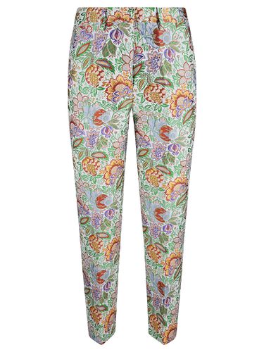 Etro Printed Fitted Trousers - Etro - Modalova