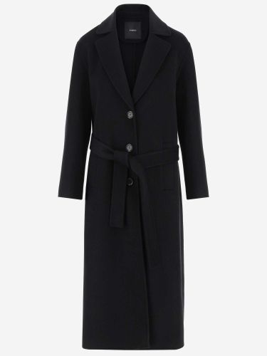 Pinko Wool Long Coat - Pinko - Modalova