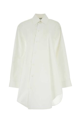 Loewe White Poplin Shirt Dress - Loewe - Modalova