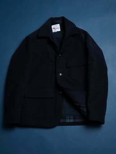 Aaderbale Blue Moleskin Jacket - doppiaa - Modalova