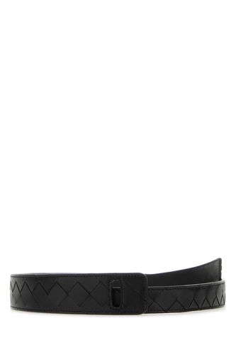 Bottega Veneta Black Leather Belt - Bottega Veneta - Modalova