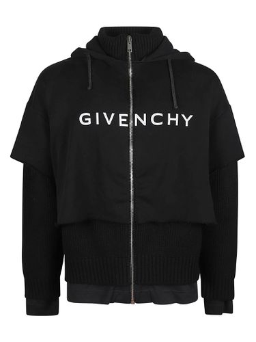 Givenchy Zipped Hoodie Sweatshirt - Givenchy - Modalova