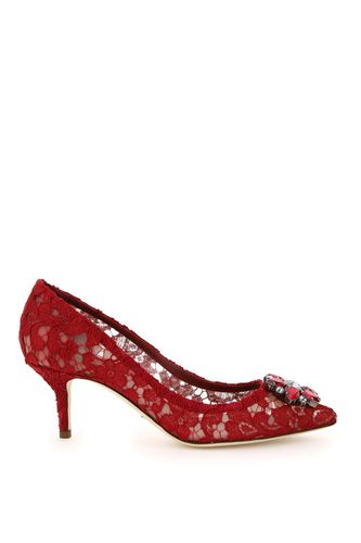 Crystal-embellished Lace Pumps - Dolce & Gabbana - Modalova