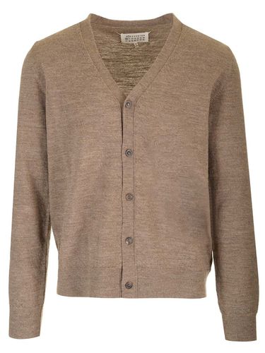 The Wool Knit V-neck Cardigan - Maison Margiela - Modalova