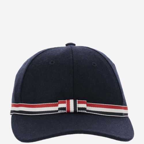 Thom Browne Wool Baseball Hat - Thom Browne - Modalova