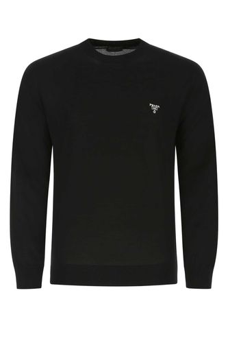 Prada Black Wool Sweater - Prada - Modalova