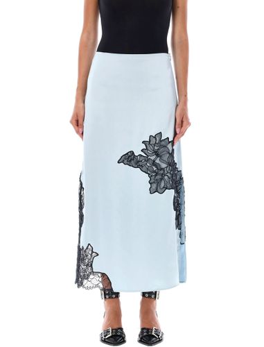 Ganni Midi Skirt Lace Details - Ganni - Modalova