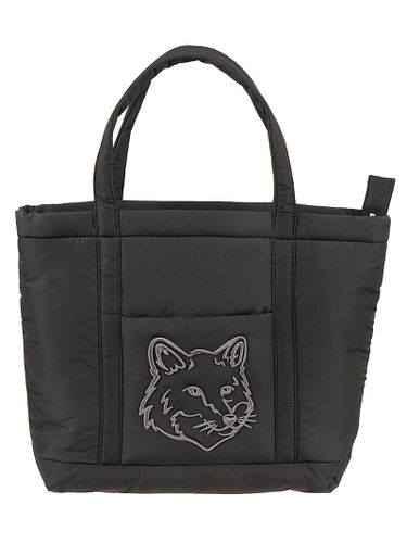 Fox Head Puffer Medium Tote - Maison Kitsuné - Modalova