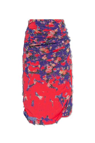 Allover Floral Printed Midi Skirt - Diesel - Modalova