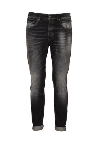 Dondup Icon Jeans In Black Denim - Dondup - Modalova