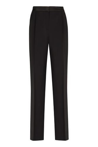 Crêpe Wide-leg Trousers - Alberta Ferretti - Modalova