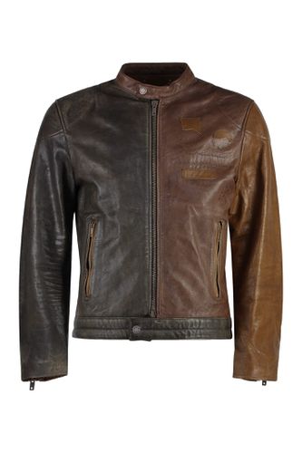 Golden Goose Leather Jacket - Golden Goose - Modalova