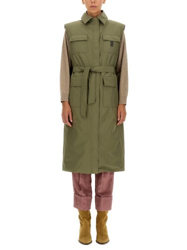 Taffeta Trench Coat - Brunello Cucinelli - Modalova