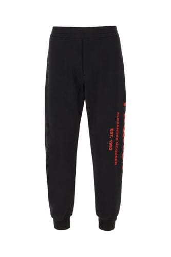 Black Cotton Joggers - Alexander McQueen - Modalova