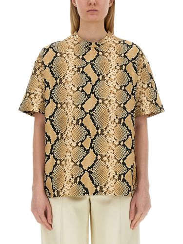 T-shirt With Animal Pattern - Jil Sander - Modalova