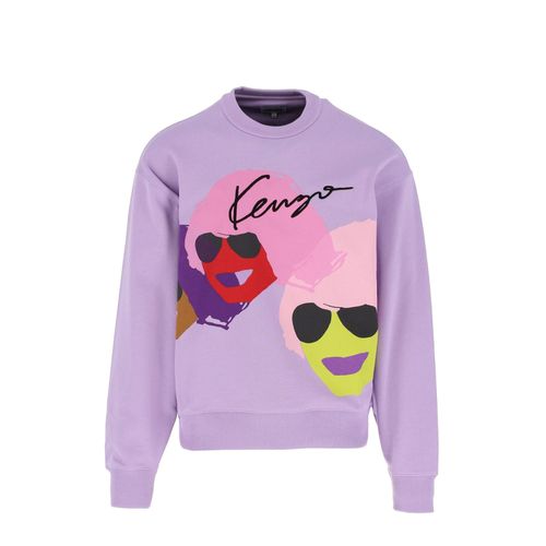 Kenzo Graphic Oversize Sweatshirt - Kenzo - Modalova