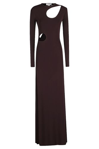 Cut Out Jersey Floorlength Dress - Victoria Beckham - Modalova