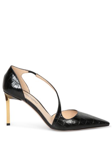 Mm Crocco Gold Heeled Shoes - Tom Ford - Modalova