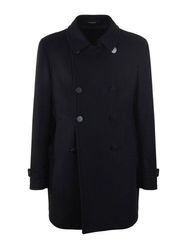 Straight-hem Double-breasted Coat - Tagliatore - Modalova