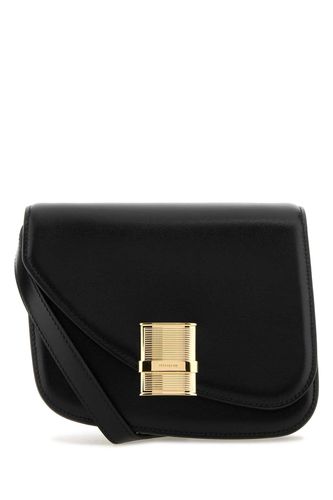 Fiamma Small Black Dappled Calf Leather Bag - Ferragamo - Modalova