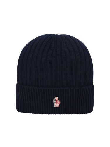 Night Ribbed Wool Beanie - Moncler Grenoble - Modalova