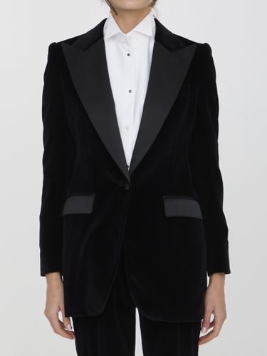 Velvet Tuxedo Jacket - Dolce & Gabbana - Modalova