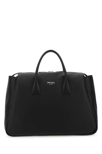 Prada Black Leather Travel Bag - Prada - Modalova